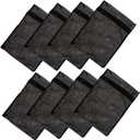 CHILDWEET 8Pcs Mesh Laundry Bags Delicate Laundry Organizer for Washing Travel Storage Bags for Clothes Mesh Wash Bags for Lingerie More for College Camping (40X30CM, Black)
