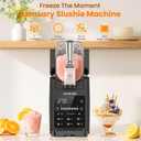 Slushie Machine for Home,85OZ Ice Cream Maker, 6 Presets, No Ice Needed