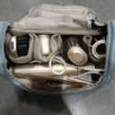 Cosy Companions 6 in-1 Hair Dryer Brush, 150,000 RPM High-Speed Negative Ionic, Blow Dryer Brush for Fast Drying, Hot Air Brush for Curling/Volumizing/Straightening with Travel Bag, Gold