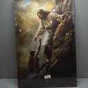 Wall HDQ Jesus Wall Art God Help Wall Decor Christian Pictures Hand of God Print Painting for Bedroom Living Room Bathroom Office Framed Artwork Read to Hand (24.00" x 36.00")
