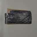 ROBOHOOK Hand Fan Foldable,3pcs Large Hand Fans for Dance,Folding Hand for Men/Women Wedding Party Gifts Performance Dance Home Decoration (Black)