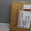 Montague Metal Products SP-17S-BG-LS Standard Black and Gold Private Property Arch Statement Plaque with 2 23-Inch Lawn Stakes