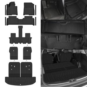 NQOQN Custom Fit Floor Mats for Kia Sorento Hybrid 6 Seats 2021-2026