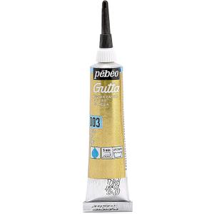 Pebeo Setasilk Silk Painting Water Based Gutta 20-Milliliter Tube, Gold, 0.67 Fl Oz (Pack of 1)
