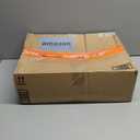 QEEIG C Table Side Table Set of 2 Living Room Sets C Shaped Couch Tray End Tables Farmhouse, Rustic Brown (017-30BN)