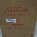 Sunbeam Royal Ultra Fleece Heated Electric Blanket, Twin Size, 84" x 62", 12 Heat Settings, 12-Hour Auto Shut-Off, Indigo