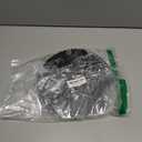 Silicone Bathroom Countertop and Vanity Tray-10 Inch Round Silicone Bathroom Tray, Modern Bathroom Decor, Coffee Table Decor, Decorative Tray for Candle, Perfume, Plants (Black)