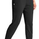 SANTINY Women's Sweatpants Joggers with Pockets Soft Stretch High Waisted Sweat Pants Lounge Running Athletic Workout Jogging (Medium, Black)