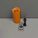 Baquler Fall Maple Leaf Flameless Candles Projector Lights Thanksgiving LED Candle Fall Night Light with Remote and Timer Battery Operated Electric Gifts for Wedding Autumn Harvest Halloween Decor