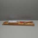 Coat Rack Wall Mount with Shelf, 26IN Wooden Coat Hanger Hooks Wall Mount with 5 Metal Hooks, Hanging Shelf with Hooks, Wood