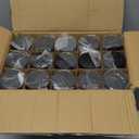 4 Ounce Glass Jars with Lids, Hoa Kinh 30 Pack Clear Empty Cosmetic Containers Round Airtight Glass Jar with Black Lids for Storing Lotions, Powders, and Ointments