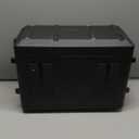 Diandian 4U Rack Case Shallow 11" Depth, 19" Rackmount Flight Case, Watertight Dust-Proof, Shock Mount for Amplifier, Pro Audio, DJ Mixer, Effects with Microphone Compartments