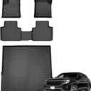 ANBINGO Floor Mats & Cargo Liner for VW Atlas Cross Sport 2020 2021 2022 2023 2024 2025 (5 Passenger), SE | SEL | SEL R-Line | SEL Premium R-Line, Volkswagen Waterproof Car Floor Liners Full Set