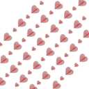 Rose Gold Garland Heart Decorations NO DIY - 6 PCS 3D Rose Gold Valentines Heart Paper Garland Hanging String Hearts,Garland Party Decor,Wedding Anniversary Birthday Party Supplies