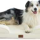 Bedsure XL Orthopedic Dog Bed for Extra Large Dogs - Washable XLarge Dog Cat Bed Waterproof, Comfort Dogs Couch Sofa with Washable Removable Cover, Pet Bed with Nonskid Bottom, Ivory, 42"