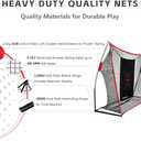 Golf Net,10x7FT Heavy Duty Golf Practice Net,Backyard Training Equipment, Standard