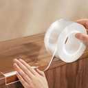 13.12 FT Edge Corner Protector Baby Proofing, Soft Clear Furniture Table Corner Guard & Edge Safety Cabinet Door Bumper, Crib Bumpers, Wall Protector (Width 2 in Thickness 0.08 in)