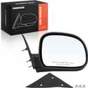 A-Premium Passenger Side Mirror Compatible with Chevy, GMC, Isuzu & Oldsmobile - Blazer, S10, Jimmy, Sonoma, Hombre, Bravada - 94-98 - Manual Glass Adjust Non-Heated Manual Folding Rear View Mirror