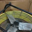 WARMLREC Industrial Fan 24 Inch Heavy Duty Drum 3 Speed 8800 CFM Air Circulation High Velocity Fan For Warehouse, Workshop, Factory, Commercial, Residential and Greenhouse Yellow