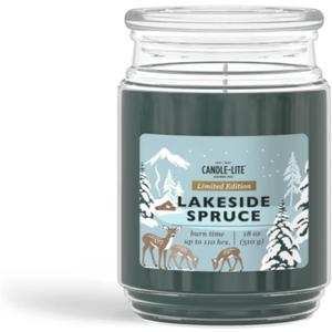 CANDLE-LITE, Lakeside Spruce Candle - 18 Ounce