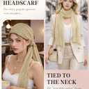 Shawl Wraps for Women - Shimmering Sequin Scarves, Versatile Headscarf Neck Scarf for Evening Dresses