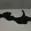 FeelinGirl Bras for Women Unlined No Padding Comfort Underwire Plus Size Full Coverage Seamless Plunge Everyday Bras (34DD, Black)