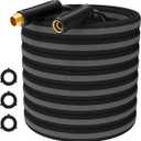50ft Garden Hose Lightweight Flexible Water Hose, Abrasion Resistant, Kink Free, Durable Sturdy Hoses 2025 Up Graded Thicken Waterhose 700 PSI for Outdoor, RV, Marine, Convenient Storage, 3/4GHT