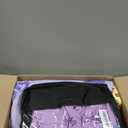 Comforter Set Queen Size, Dragonfly Flower 7 Pcs Bedding for Kids and Adults, Purple Rose Hydrangea Bed Sheet Sets with Fitted Sheet 2 Pillowcases & 2 Shams for Bedroom Bed Decor (Flying Elf 2)