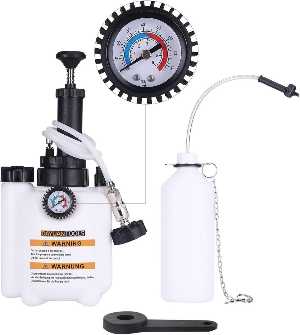 3L Hand Brake Fluid Bleeder Bleeding One Man Tool Kit for Most European Models