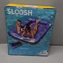 SLOOSH Inflatable Tanning Pool Lounger Float, 85" x 57" Extra Large Pool Floats Adult with Pillow, 4 in 1 Suntan Tub Raft Floatie,Sunbathing Bed Lounge for Water Blow Up Ball Pit, XL-Dark Blue
