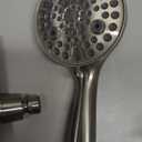 MakeFit Filtered Shower Head with Handheld Combo Brushed Nickel - Dual 2-in-1 Spa System with Massage Shower Head and 10 Modes Hand Held Showerhead, High Pressure, Buit in Power Wash Mode