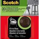 3M SP8 Scotch Felt Pads Pack: 1-1/2 in. Custom fit / 20-Pack (Brown) / 20-Pack