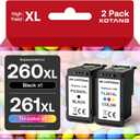 260XL 261XL Replacement for Canon 260 and 261 Remanufactured Ink Cartridges PG-260 CL-261 Compatible with Canon Pixma TS6420a TS6420 TS6400 TR7020a TS5320 TR7000 TS5300 TR7020 Printer (Black, Color)