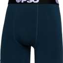 PSD Underwear Mens Boxer Briefs - 3 Pack Boxer Briefs, Mid Length, Soft & Breathable Boxer Briefs for Men (XXL)