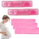 5 x Reusable Perineal Ice Packs for Postpartum & Hemorrhoid Pain Relief, Hot & Cold Pack for Women After Pregnancy, 2 Ice Pack and 3 Cover. (Pink)