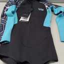 Aivtalk Adult 1.5mm Neoprene Main Body Shorty Wetsuit Summer Snorkeling Scuba Diving Suit Long/Short Sleeve for Couple M