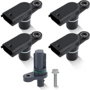 4PCS Camshaft & 1PCS Crankshaft Position Sensor Replaces 12615371 12615626 Compatible with GM Vehicles 2010-2020 Compatible with Chevrolet Camaro 2010-2015