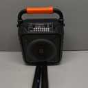 Karaoke Machine, Pro Karaoke Speaker with 2 Wireless Microphones, Portable Design 5.3 Bluetooth for Adults Kids Gifts with DJ Lights for Home Party, Outdoor Events, Supports FM/USB/AUX/REC/TF