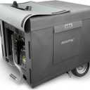 Rosefray Generator Cover-24Lx18Wx20H,600D Heavy Duty Waterproof, Small Outside Equipment Cover for Champion,Predator,WEN,Ryobi,Generac,Westinghouse Portable Generator 3000-4500W-Gray/S