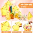 Aneco 6 Piece Pencil Gift Boxes Back to School Pencil Containers for Teachers Gifts Candy Popcorn Holders Bulk Bags Party Favor for Teacher Appreciation Gifts School Classroom Decoration