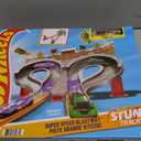 Hot Wheels Track Set Super Speed Blastway Playset, Dual-Track Racing for 1 or 2 Players, Includes 1:64 Scale Toy Car