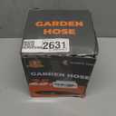 Giraffe Tools Garden Hose 25FT Lightweight Lay Flat Water Hose Kink Free Flexible Hose with 9 Spray Function Nozzle Black