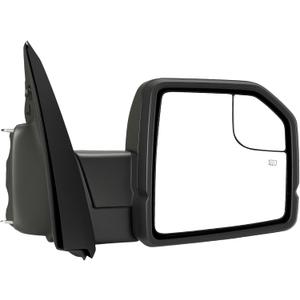 Passenger Side Tow Mirror Compatible with 2015-2020 Ford F150, Side Mirror with LED Turn Signal & Built-in Ambient Temp Sensor(for 2019+), Power Heated, 8 Pin, Replace OEM JL3Z17682CA