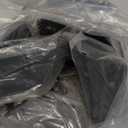 201 Stainless Steel 2" x 4" (1 " x 3 " Actual) Deck Railing 35 Stair Connectors, for Deck Railing Stair Handrail Connection Installation Deck Railing Bracket (4 Pair-Black)