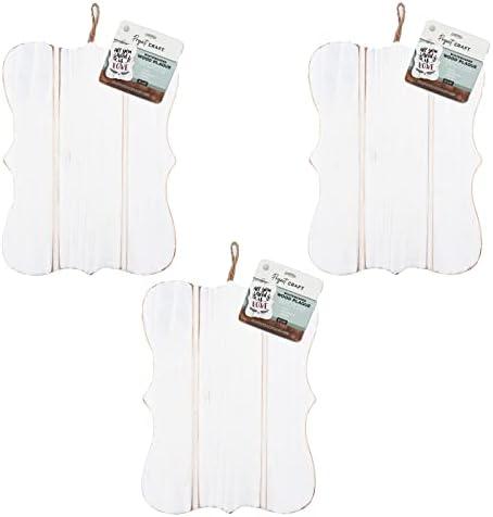 ArtSkills Blank Wooden Signs for Crafts, Whitewashed Wood Plaques, Crafts & DIY Projects, 1Pack