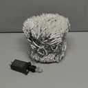 Solhice LED Curtain Lights Outside 40ft x 3ft for Backyard, 600 LED Plug in Hanging Fence Christmas String Lights Outdoor Waterproof for Backdrop Backyard Patio Deck Dcor (Not Connectable) (Warm White)