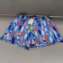 SURF CUZ Mens Swim Trunks with Compression Liner 5" Swim Shorts Quick Dry Bathing Suit Swimming Trunks Zipper Pockets Small 