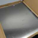 Stainless Steel Cutting Board with Lip, Dishwasher Safe (19.7 x 15.7 Inch)