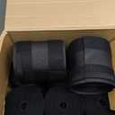 WILLBOND Carpet Cord Cover Cable Protector Floor Cover Cable Protector Management Only for Commercial Office Carpet(196.85 ft,Black)