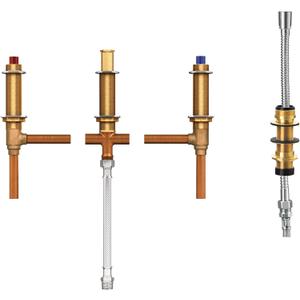 Moen 9792 Two-Handle Roman Tub Adjustable Valve with Shower Diverter, 1/2-Inch CC Connection